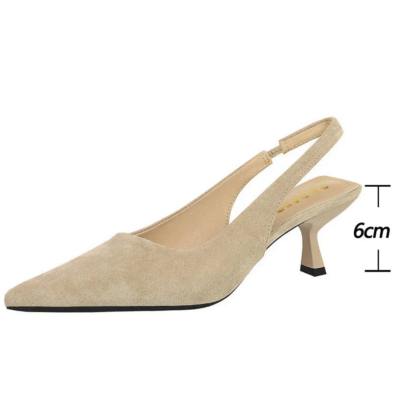 Bruna | Classic Pointed Toe Heel