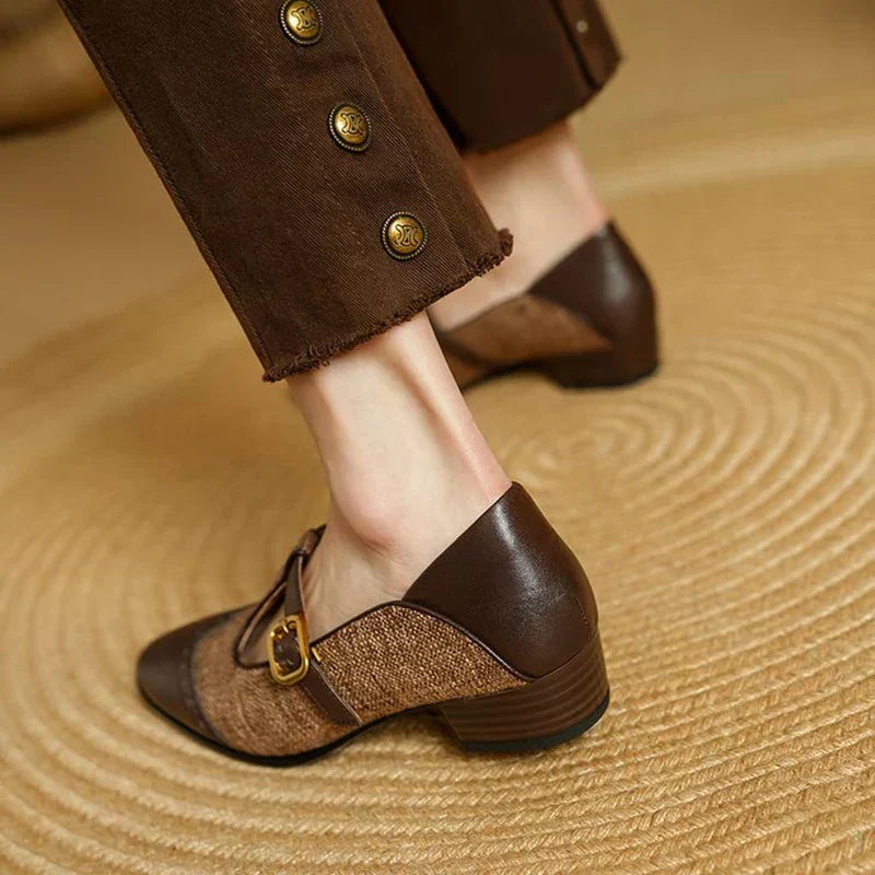 Adeline™ | Vintage T Strap Shoes