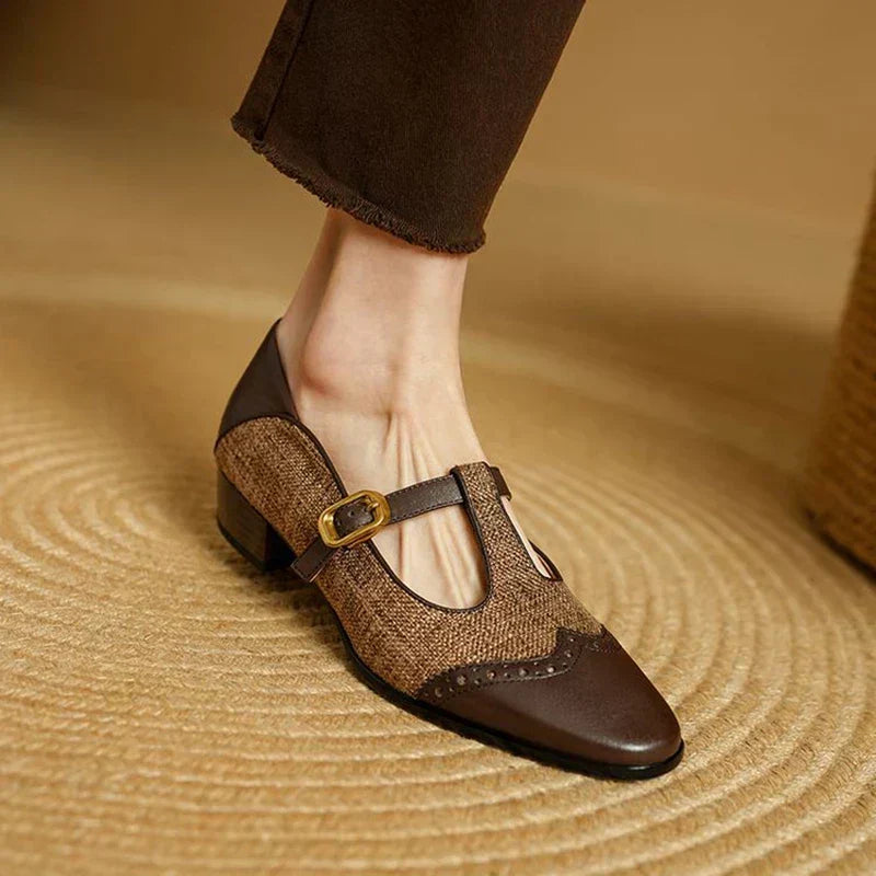 Adeline™ | Vintage T Strap Shoes