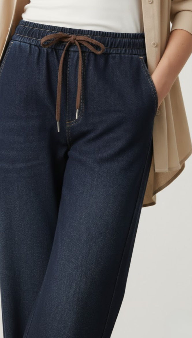 Helene - Fluid Comfortable Casual Trousers