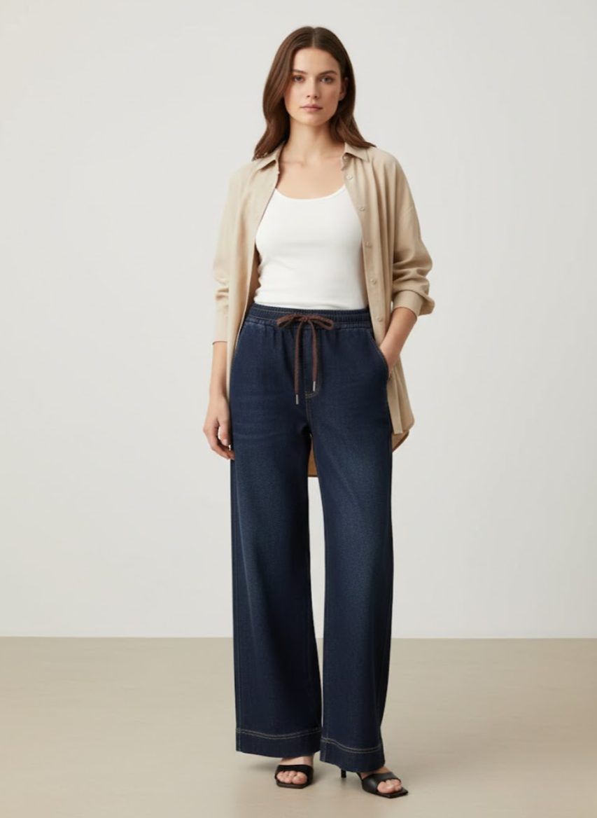 Helene - Fluid Comfortable Casual Trousers