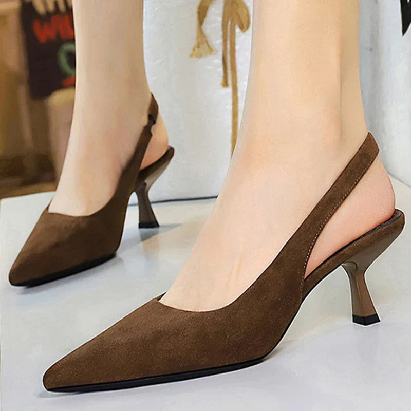 Bruna | Classic Pointed Toe Heel
