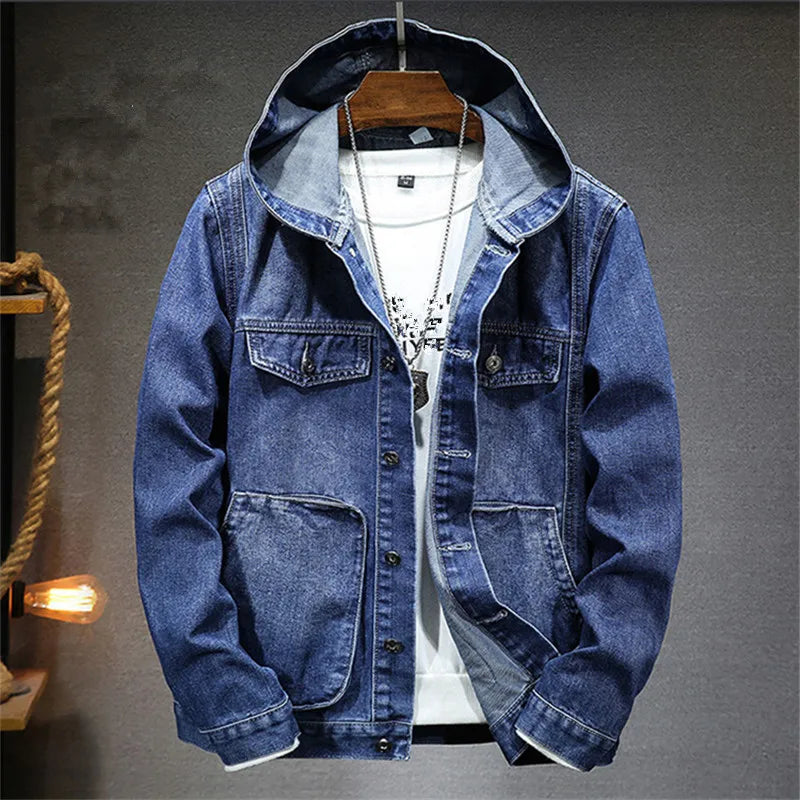 Lance | Denim Hoodie