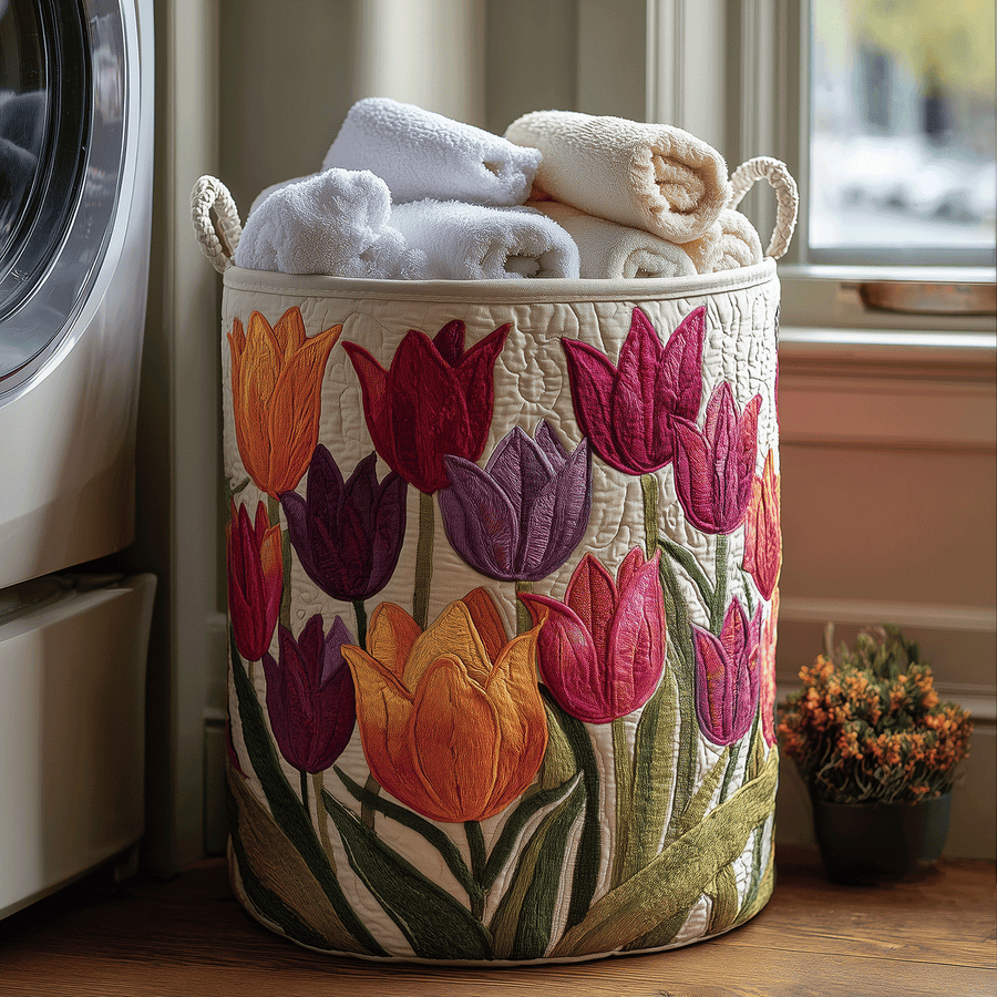 Tulip Joy Laundry Basket