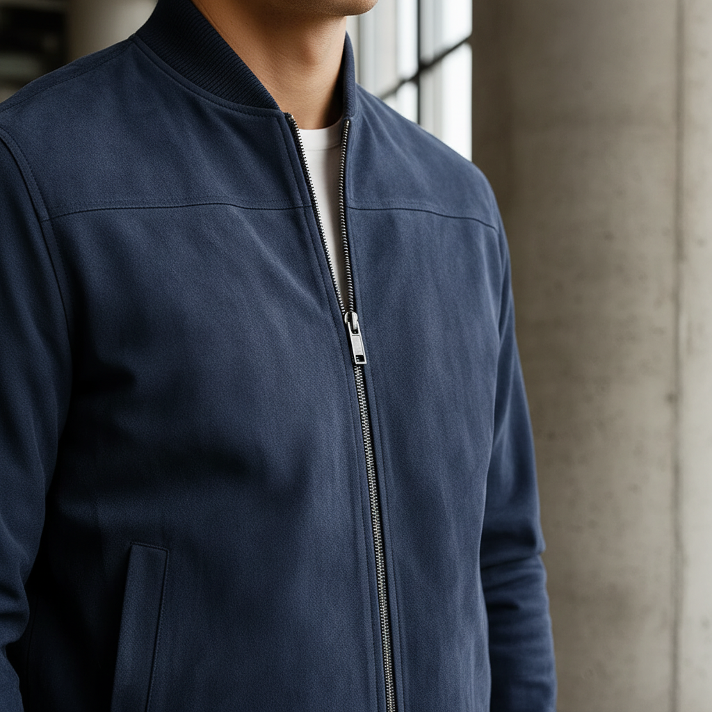 Lureon Classic Suede Bomber Jacket