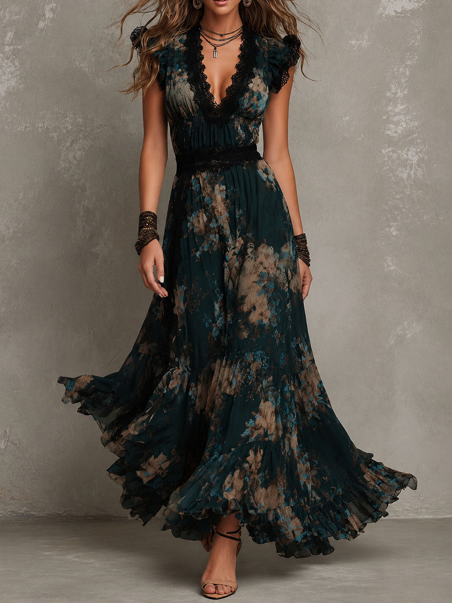 Sheila | Floral Maxi Dress
