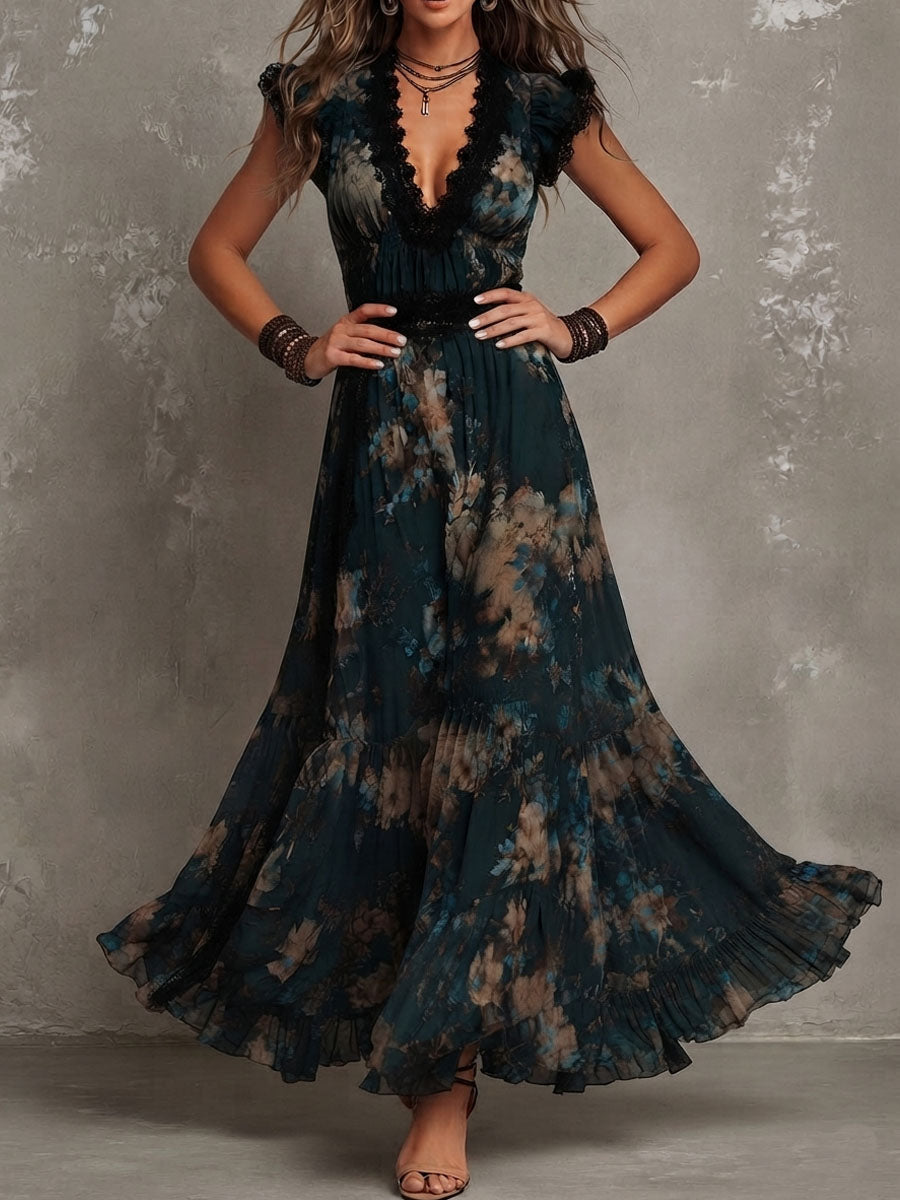 Sheila | Floral Maxi Dress
