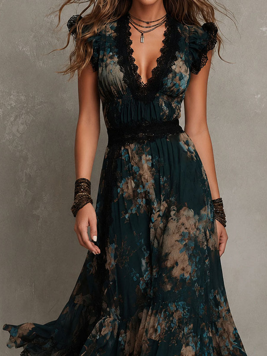 Sheila | Floral Maxi Dress