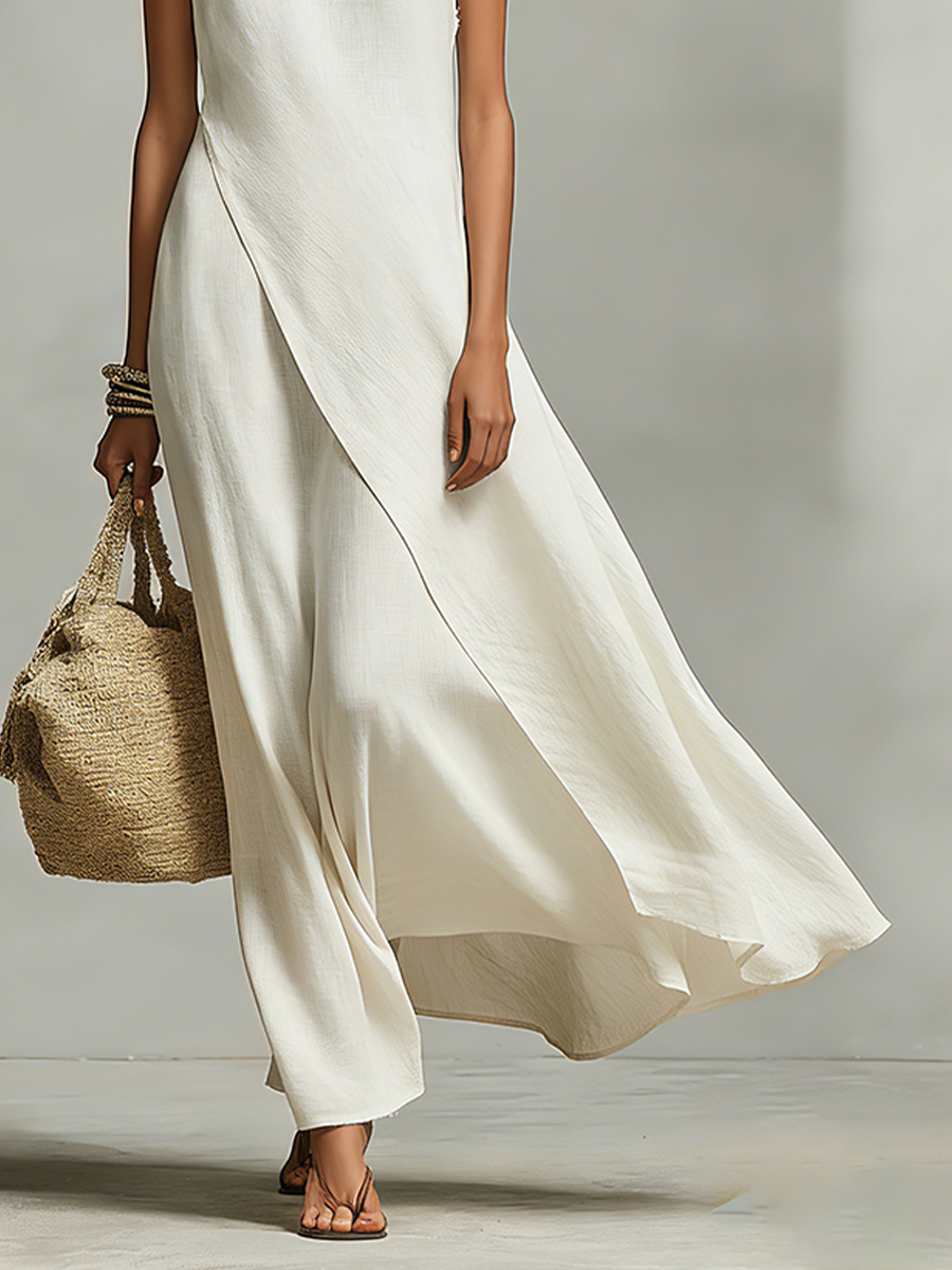 Stella | Asymmetric Maxi Dress
