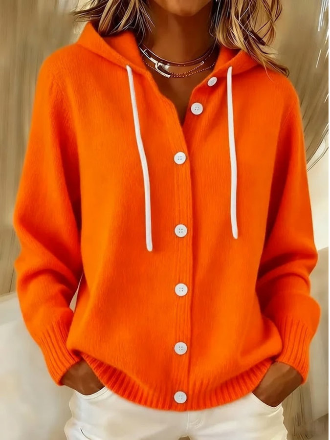 Bella Cozy Hooded Knit Cardigan