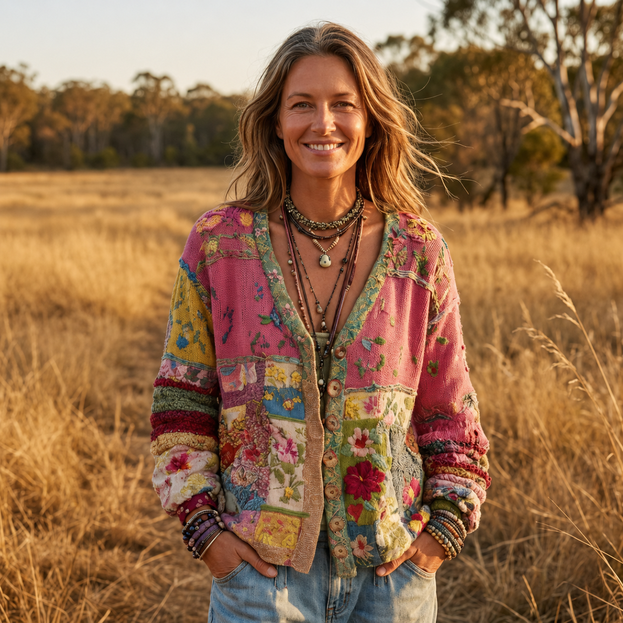 Scarlett | Boho Knit Jacket