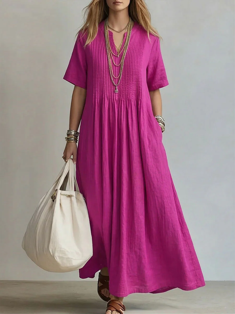 Lara | Pleated Dress
