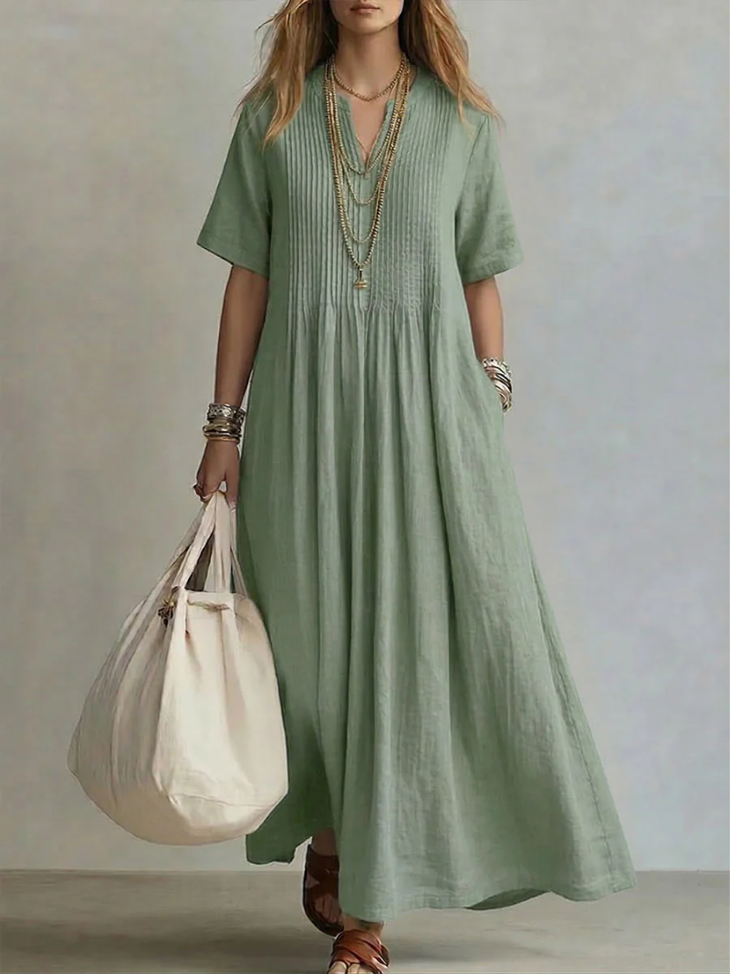 Lara | Pleated Dress