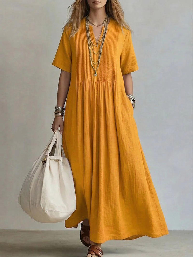 Lara | Pleated Dress