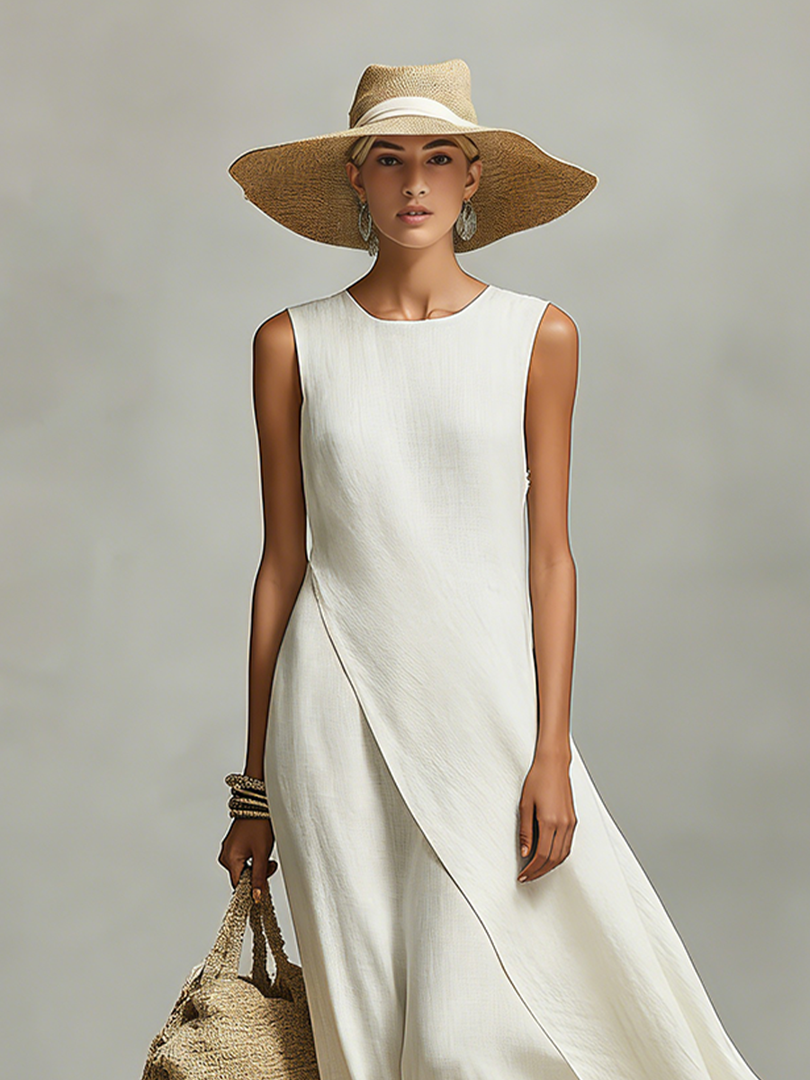 Stella | Asymmetric Maxi Dress