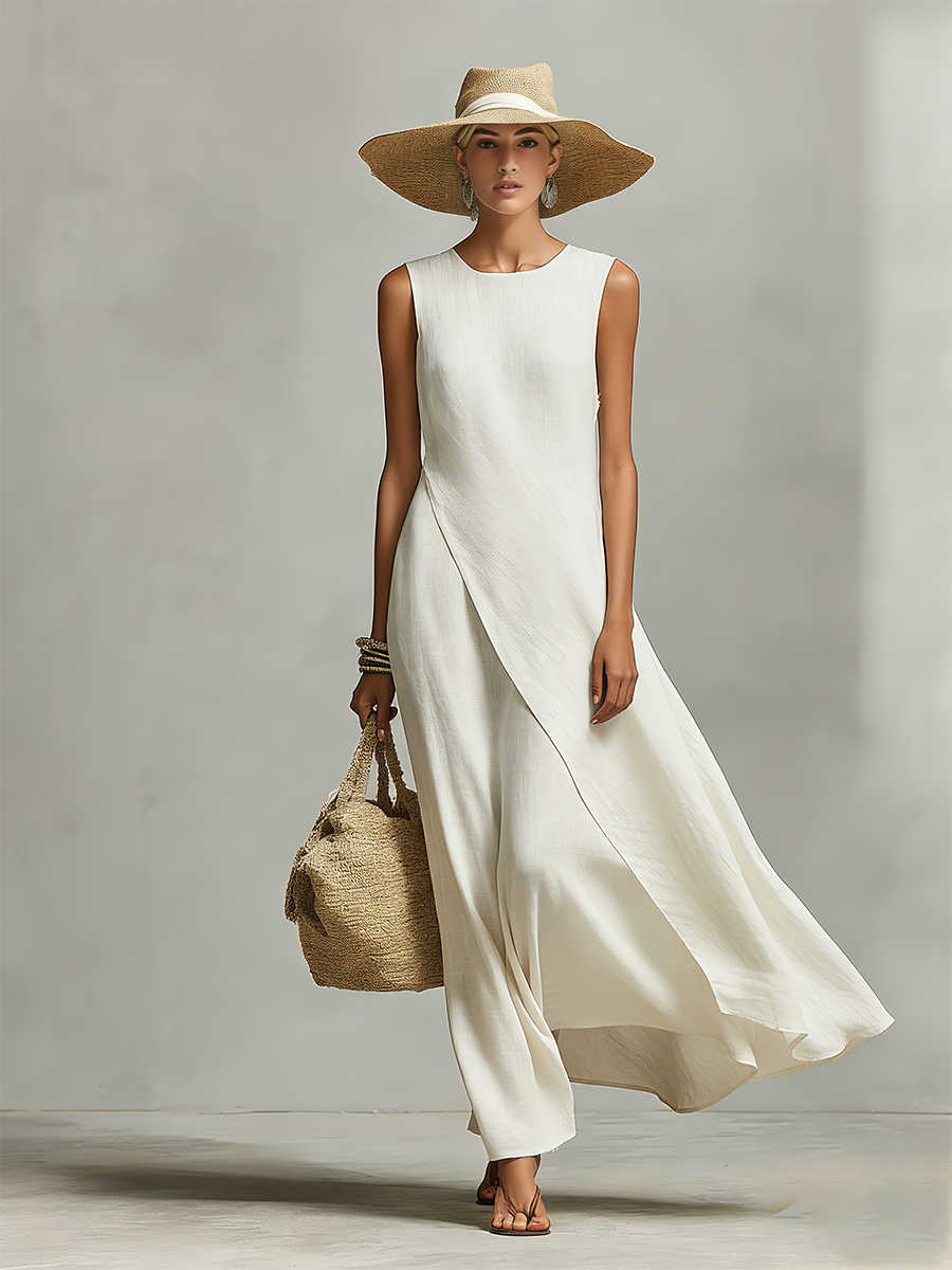 Stella | Asymmetric Maxi Dress