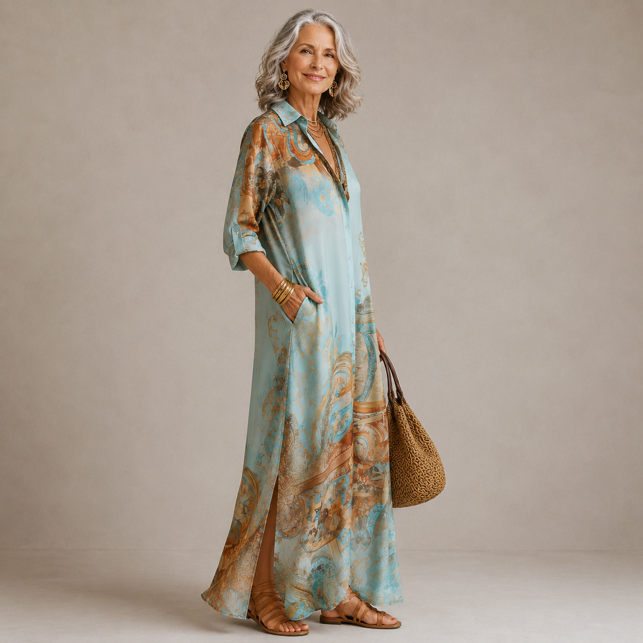 Evalexy | Maxi Dress Print Luxury