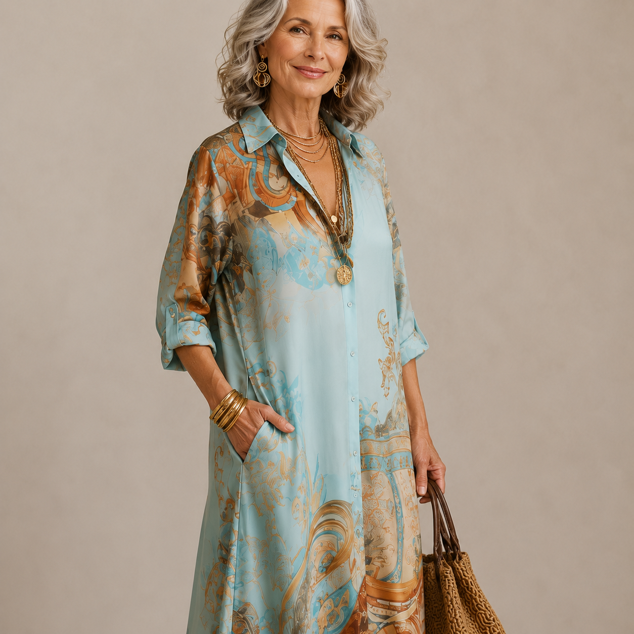 Evalexy | Maxi Dress Print Luxury