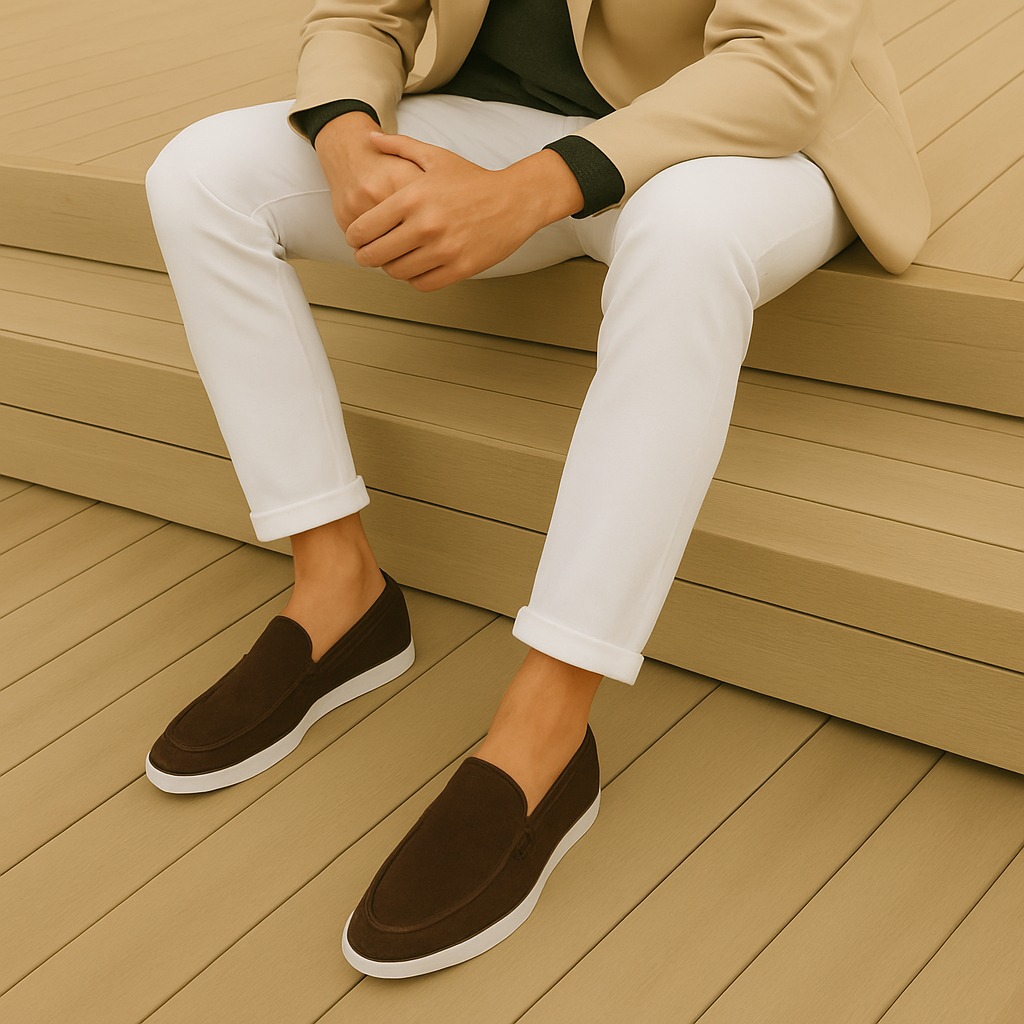 Louis | Elegant Suede Loafers