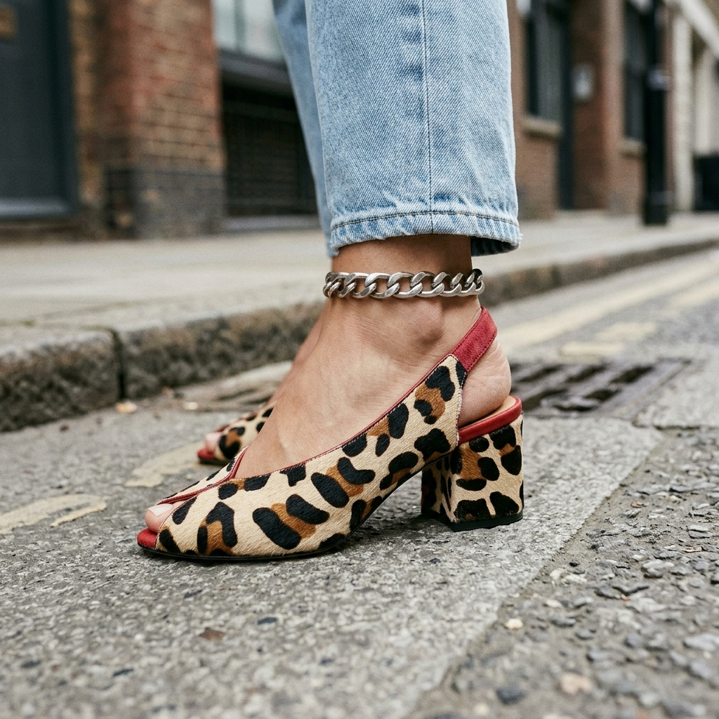 Letizia | Leopard Print Slingback