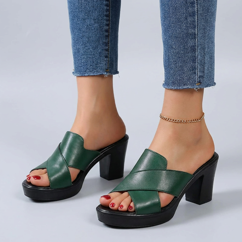 Giovanna | Crossover Platform Sandal