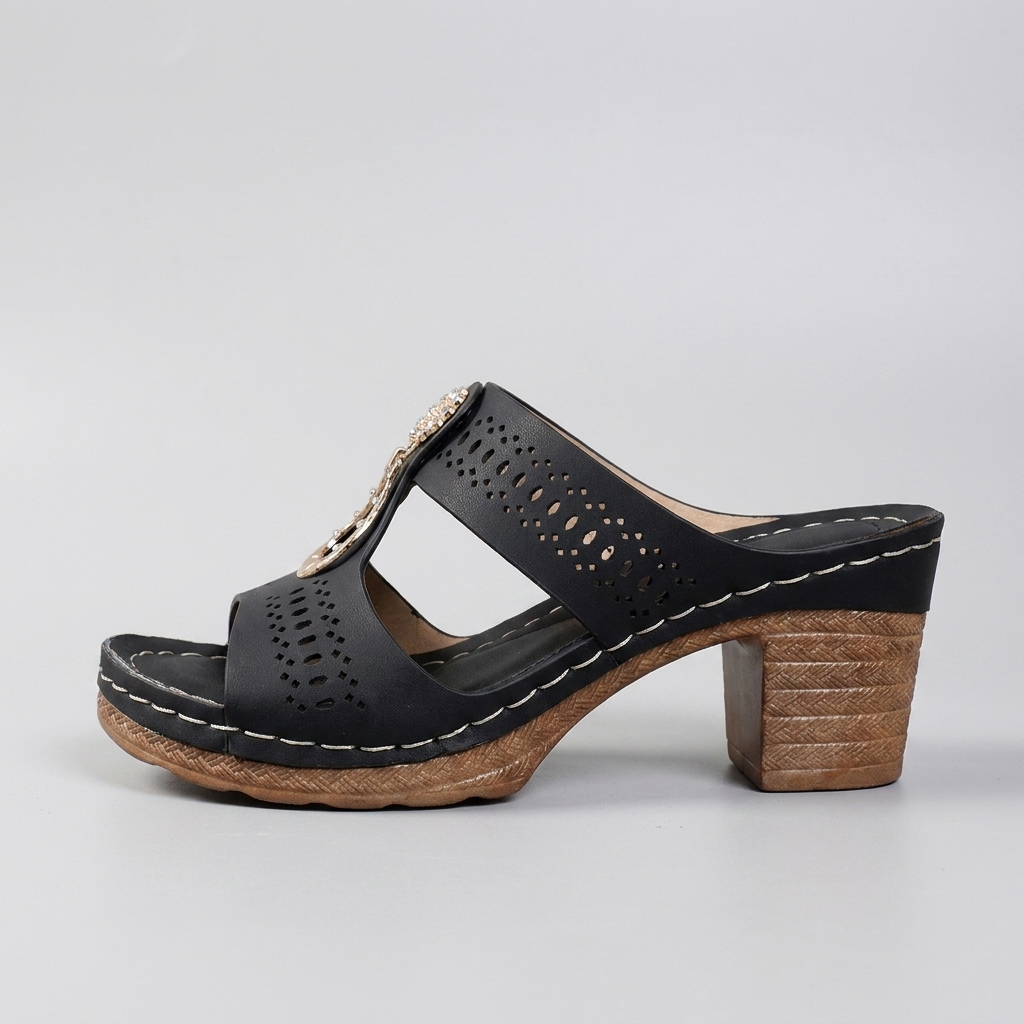 Lidia | Low Heel Comfort Sandal