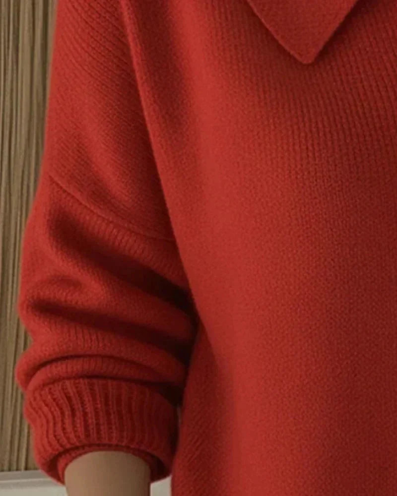 Amara Classic Collared Knit Cardigan