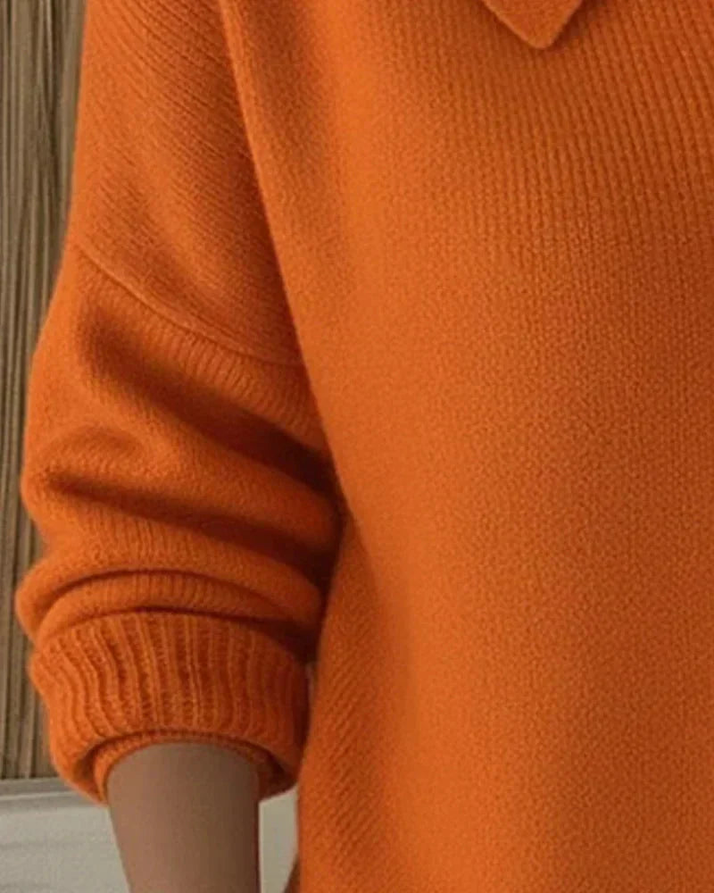 Amara Classic Collared Knit Cardigan