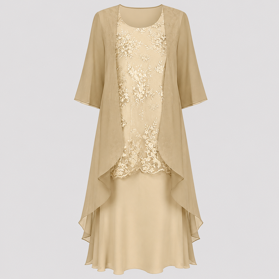 Lumi™ Chiffon Two-Piece Dress