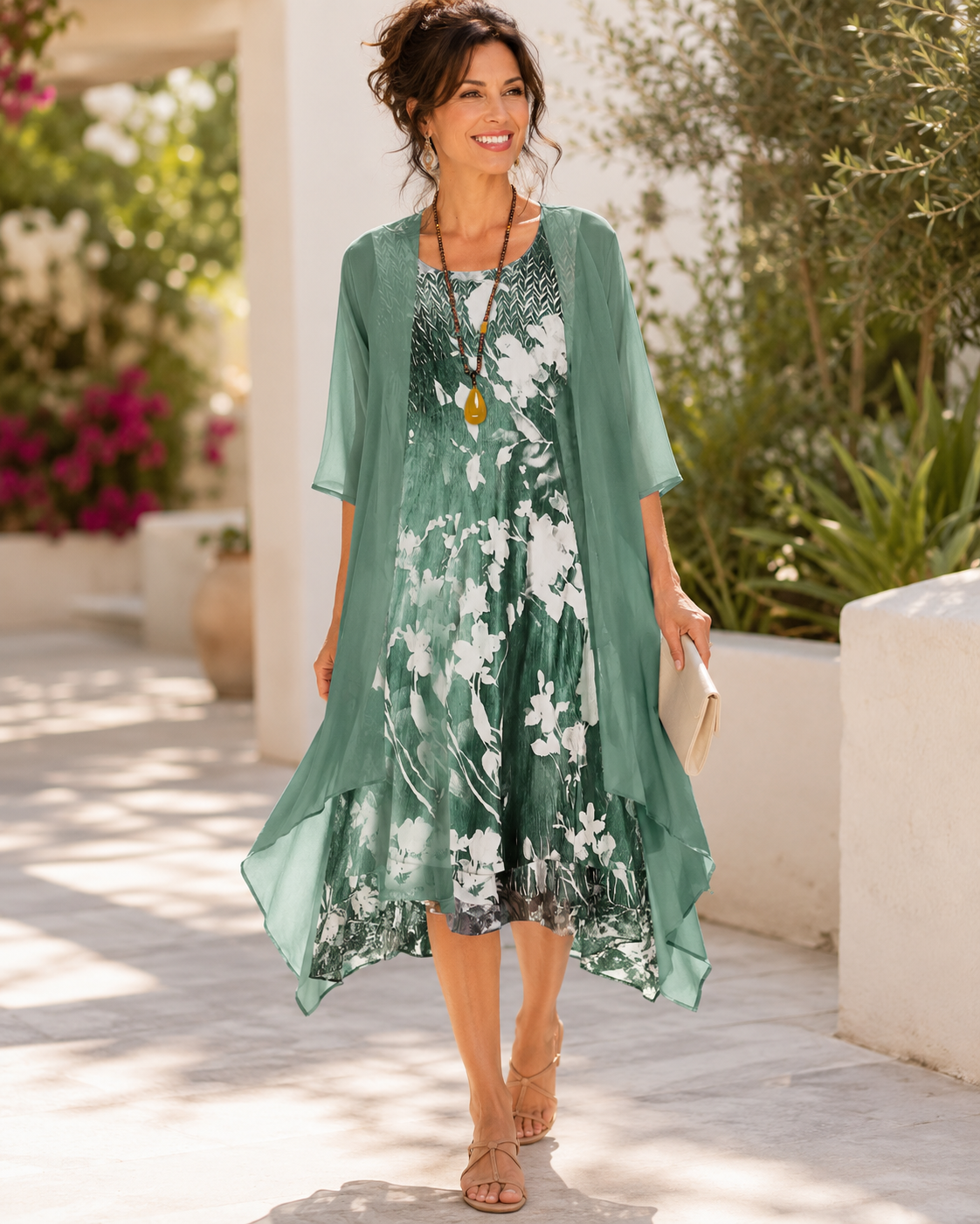 Matilda | Two-Layer Floral Dress