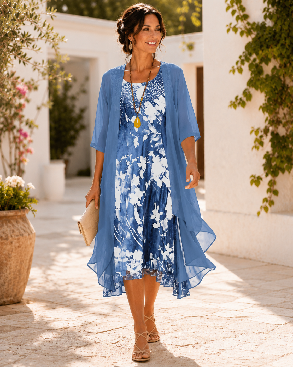 Matilda | Two-Layer Floral Dress