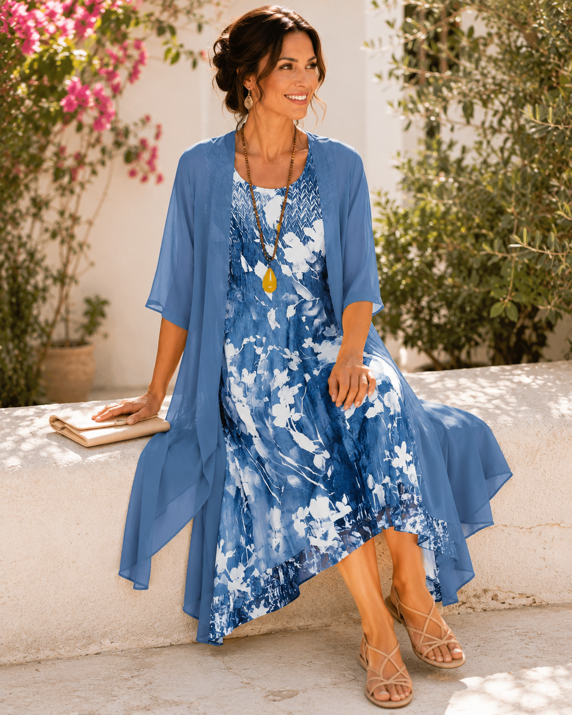 Matilda | Two-Layer Floral Dress