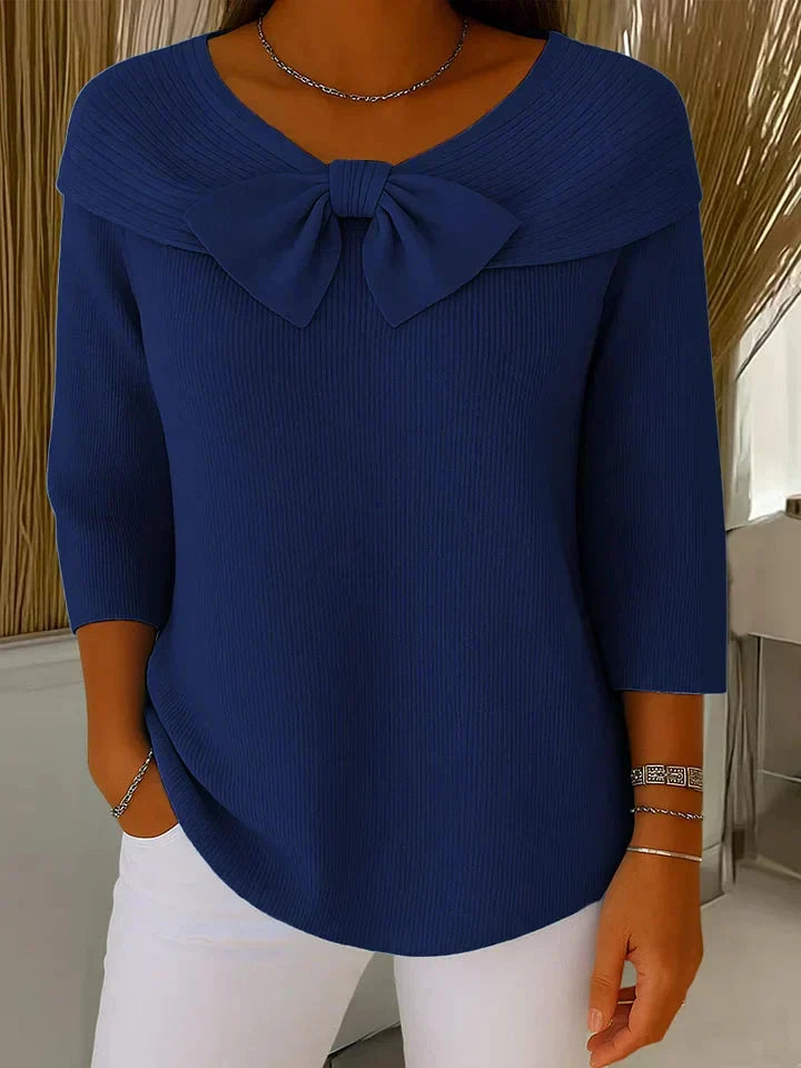 Giana Elegant Bow Knit Jumper