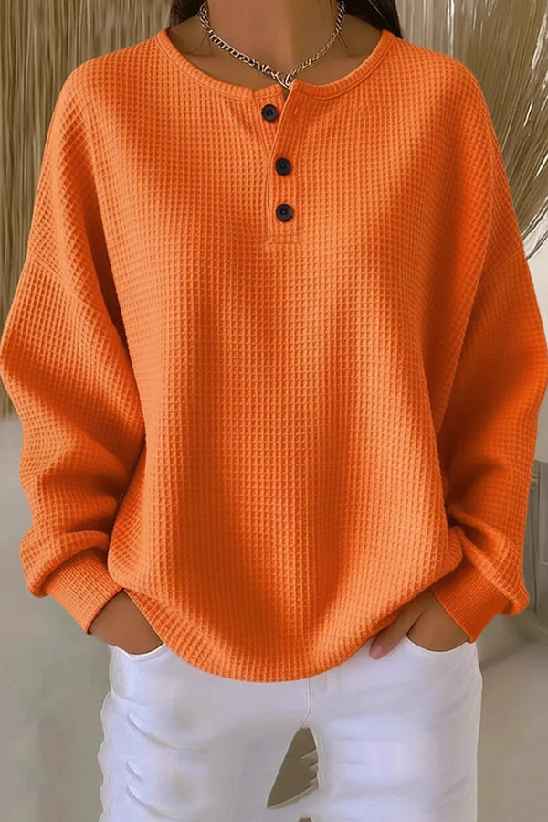 Juniper Cozy Waffle Knit Pullover