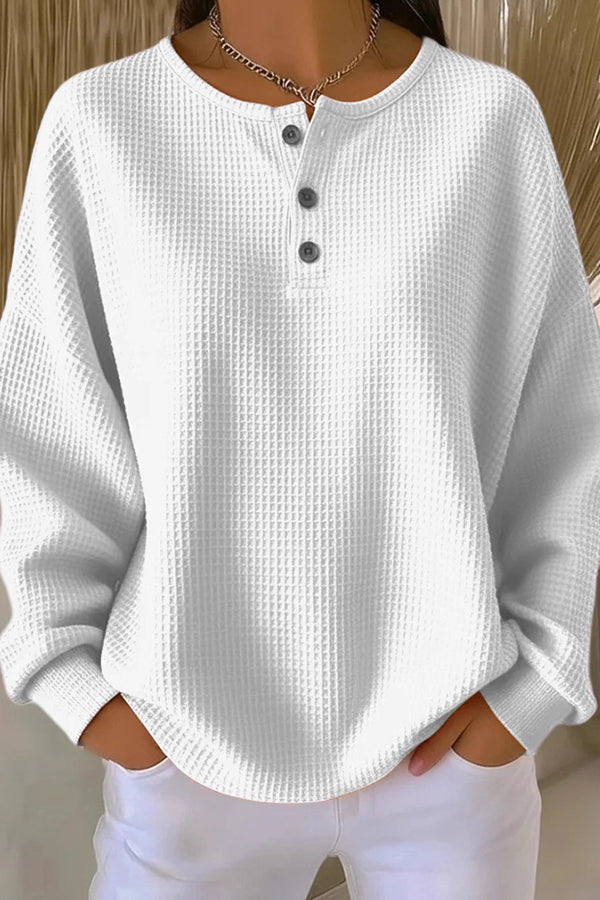 Juniper Cozy Waffle Knit Pullover