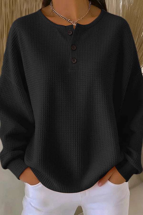 Juniper Cozy Waffle Knit Pullover