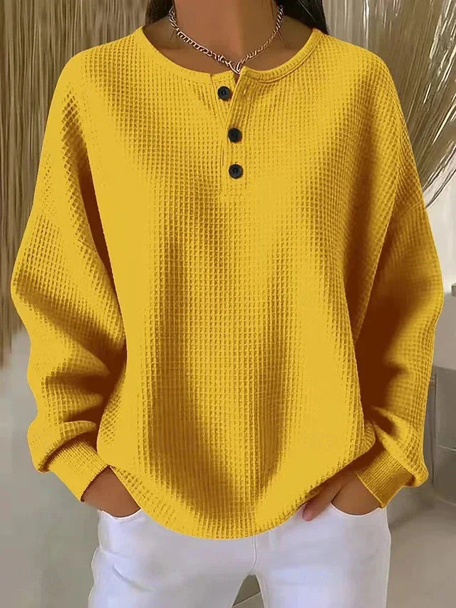 Juniper Cozy Waffle Knit Pullover